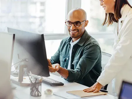 Body image of a developer working on coding with accessibility in mind