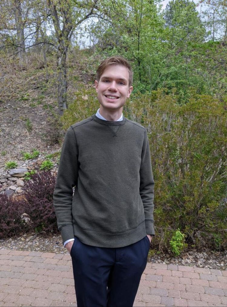 Image of Dallin on a walk