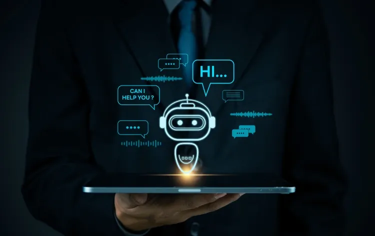 AI address validation on a laptop