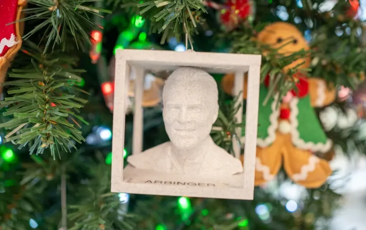 Image showing a Dave Moss ornament