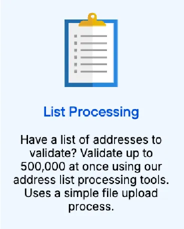 Clipboard with a list to illustrate batch geocoding address verification