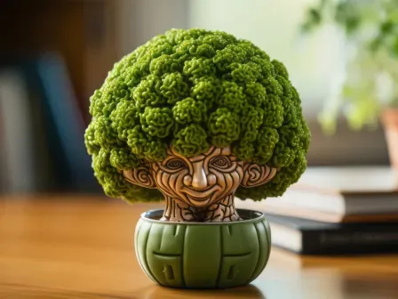 Generated image of a pet plant.