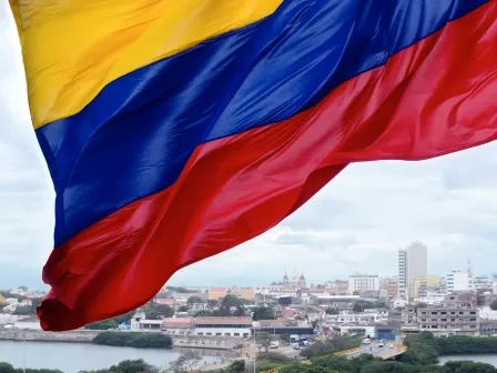 Colombian city scene