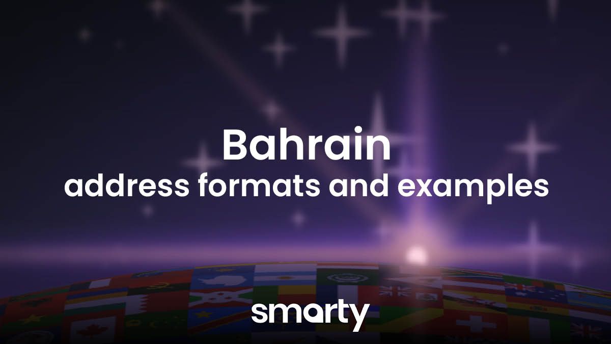 Bahrain address format & Bahraini mailing address examples