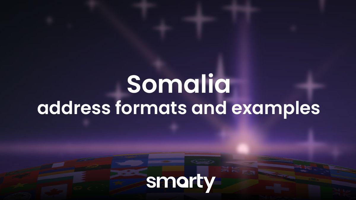 Somalia address format & Somali mailing address examples