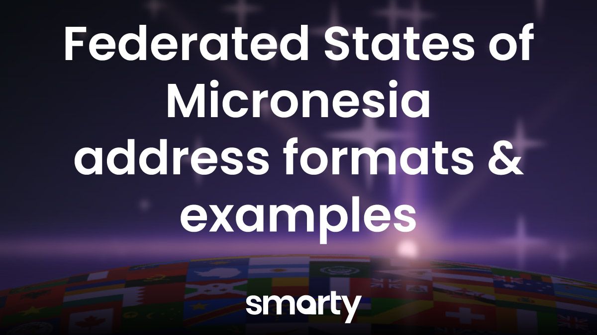 Federated States of Micronesia address format & Micronesian mailing ...