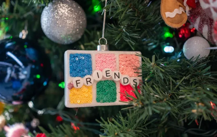 Image showing a friendship bracelet-making kit ornament