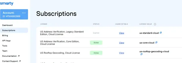 Visit the subscriptions page
