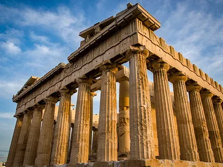 Image showing the ruins of a Greek temple
