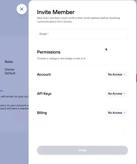 How to invite members to Smarty's Dashboard