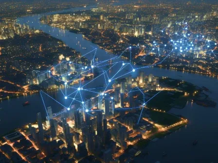 Data points tied together digitally for insurance location intelligence