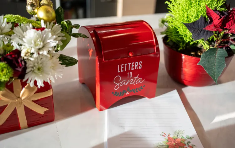 Image showing a mailbox for letters to Santa
