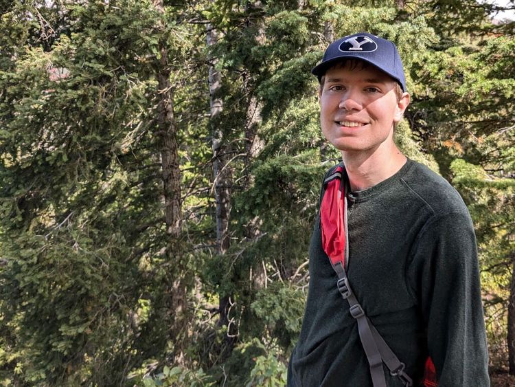 Image showing Dallin Davis hiking