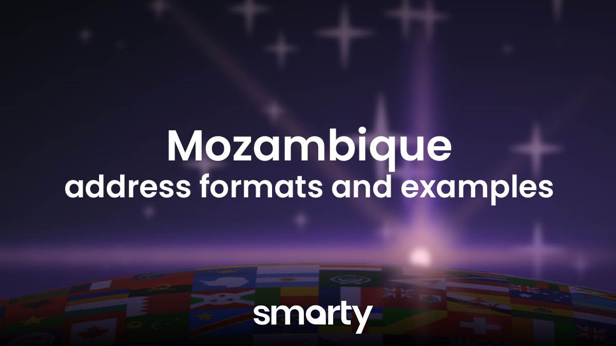 Mozambique address format & Mozambican mailing address examples