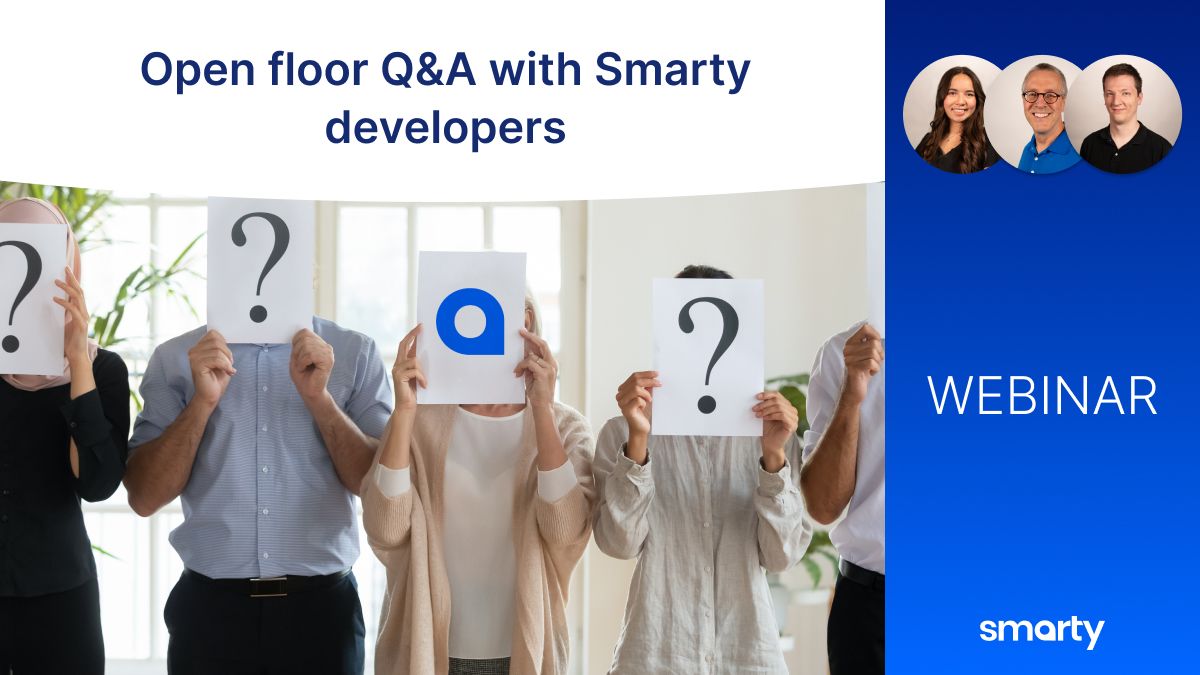 Open floor Q&A with Smarty developers