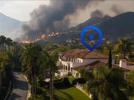 insurance data management neighborhood wildfire