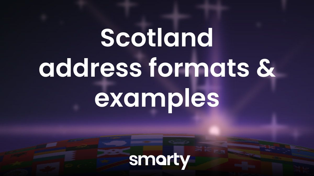 Fictional Address Example Scotland address format & Scottish mailing address examples