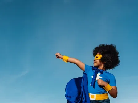 Image showing a young superhero