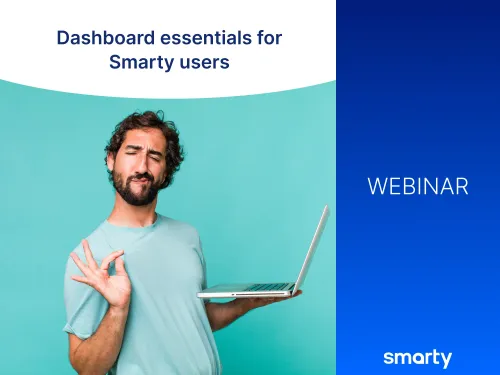 Man who's pumped to learn about Smarty dashboard essentials