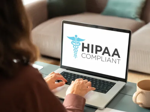 Message to stay HIPAA and ACA compliant