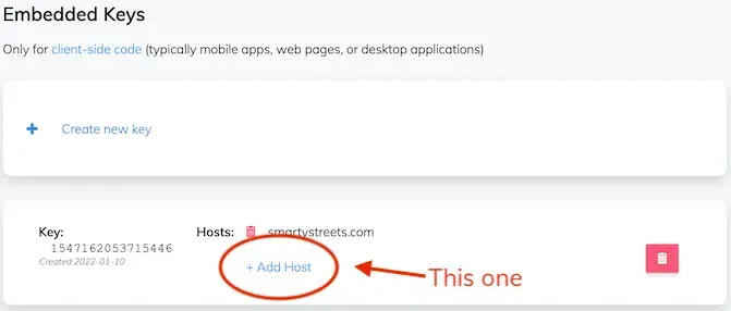 Add Host